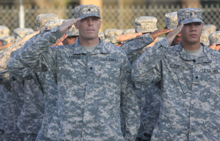 62nd Expeditionary Signal Battalion Color Casing Ceremony